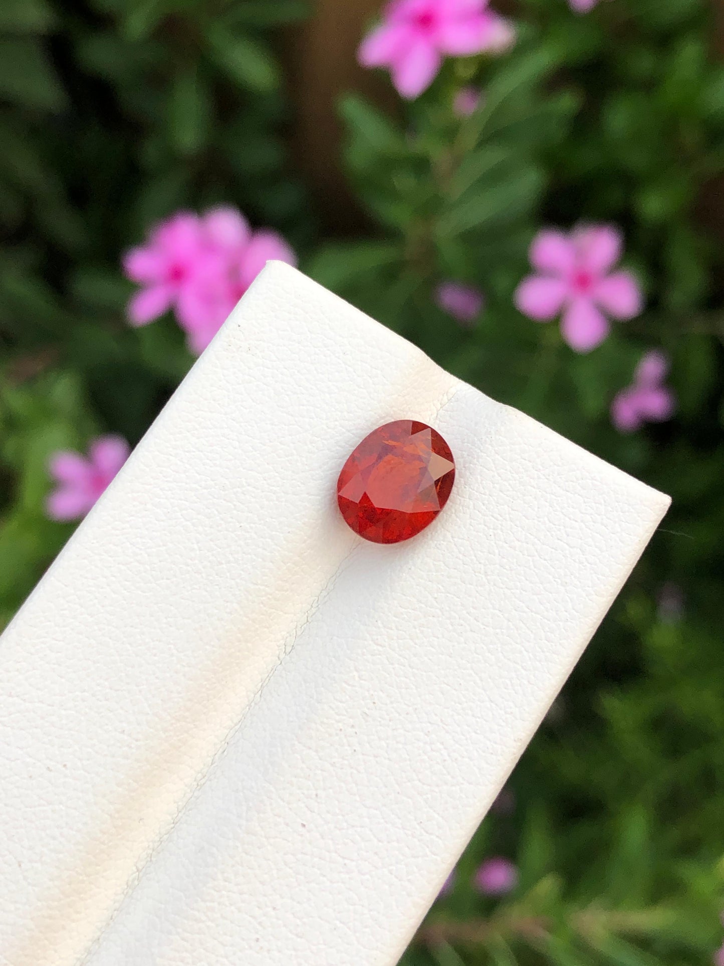 Natural Spessartite Garnet 3.50 Ct Oval Cut Loose Gemstone
