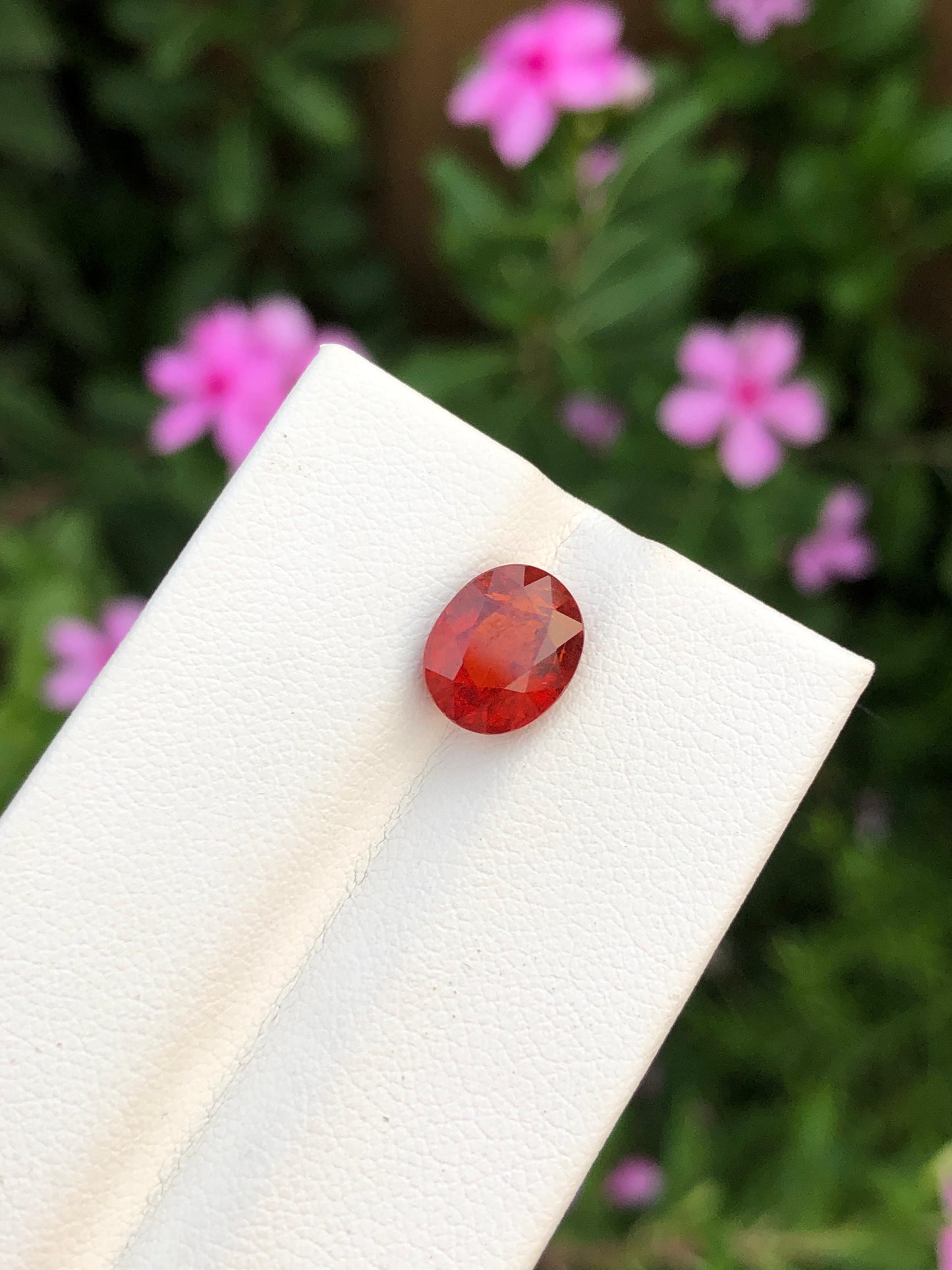 Natural Spessartite Garnet 3.50 Ct Oval Cut Loose Gemstone