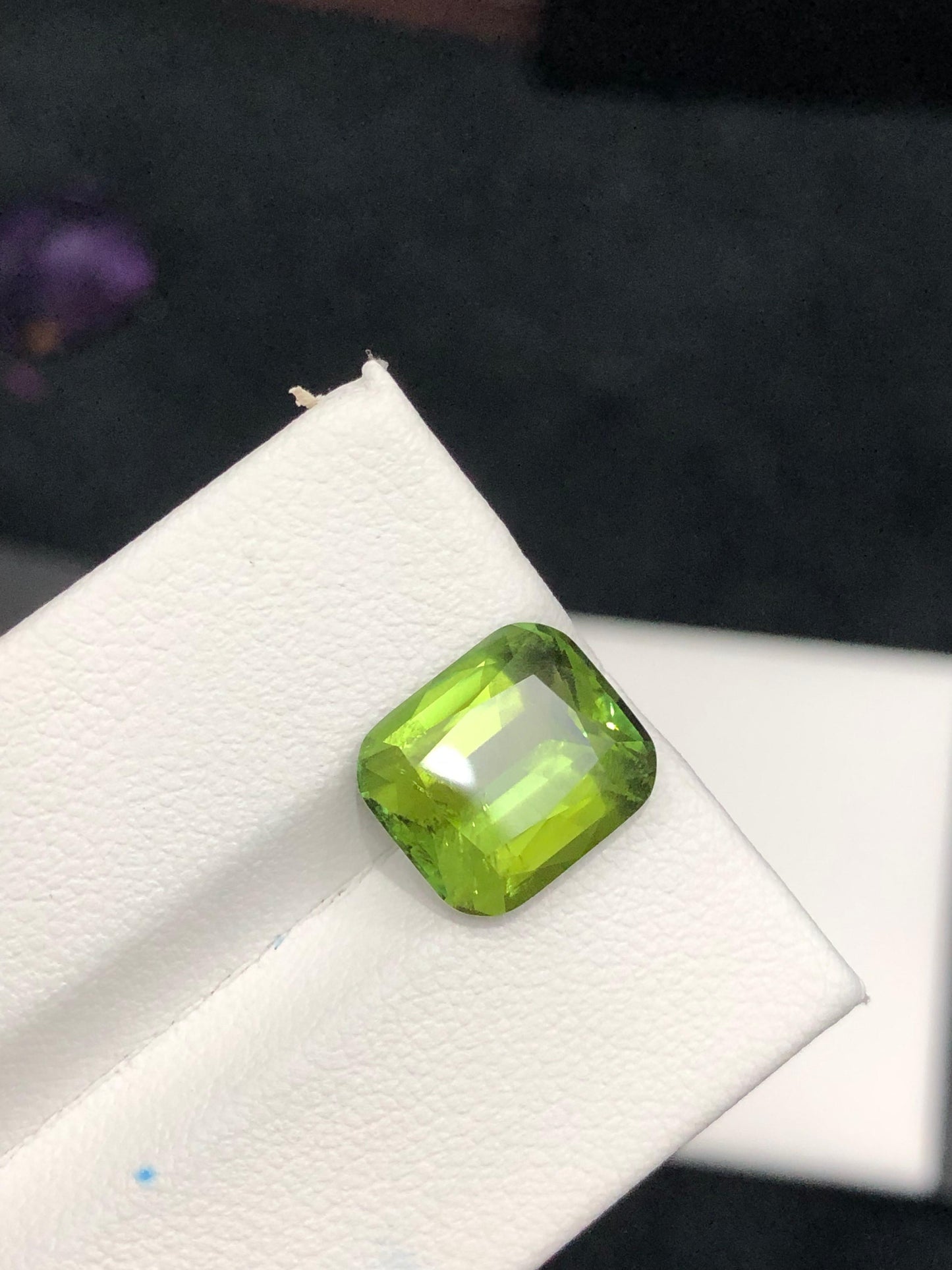 Natural 4.90 ct Green Tourmaline Oval Faceted Gemstone from Afghanistan