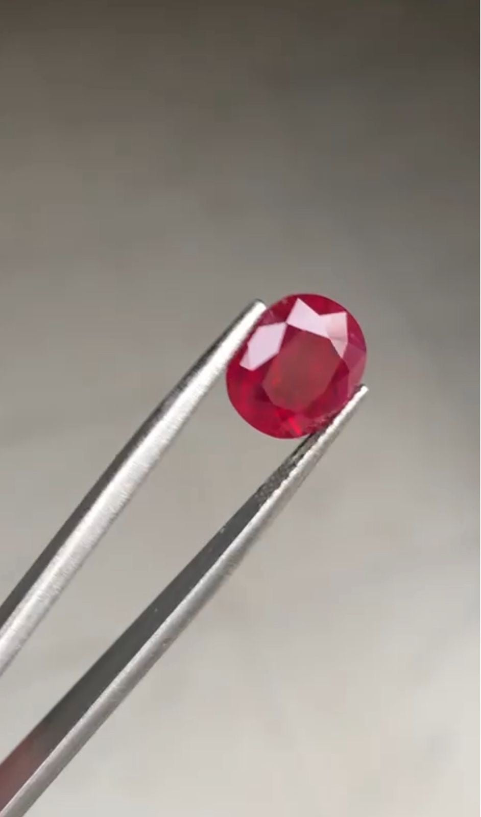 Vivid Red Natural 4.91 CT Ruby Afghanistan Certified Untreated Oval Gemstone