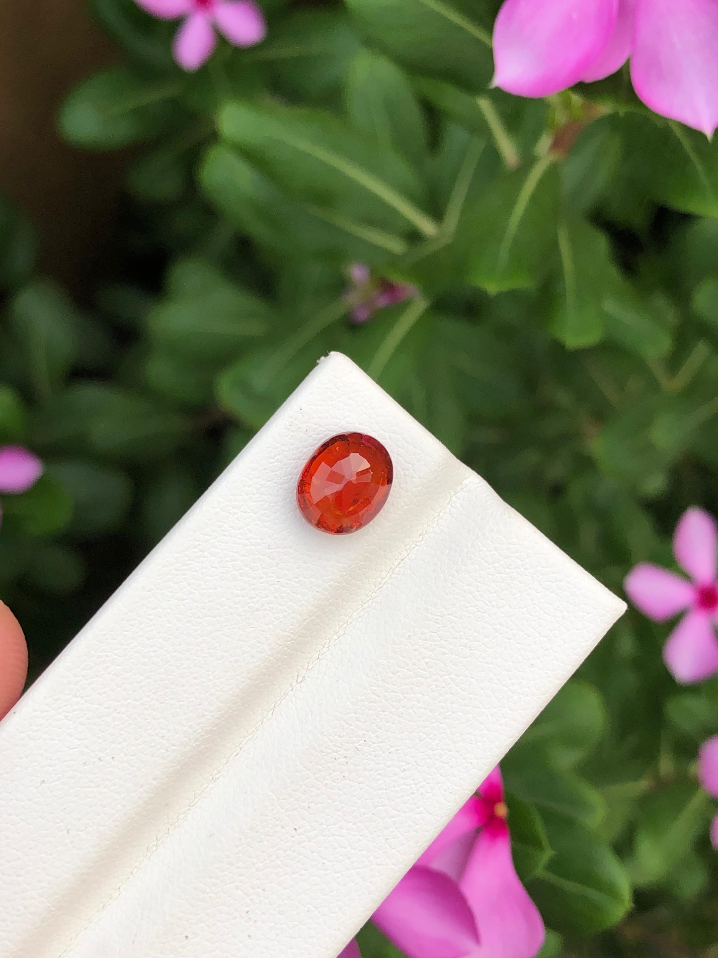 Natural Spessartite Garnet 3.50 Ct Oval Cut Loose Gemstone
