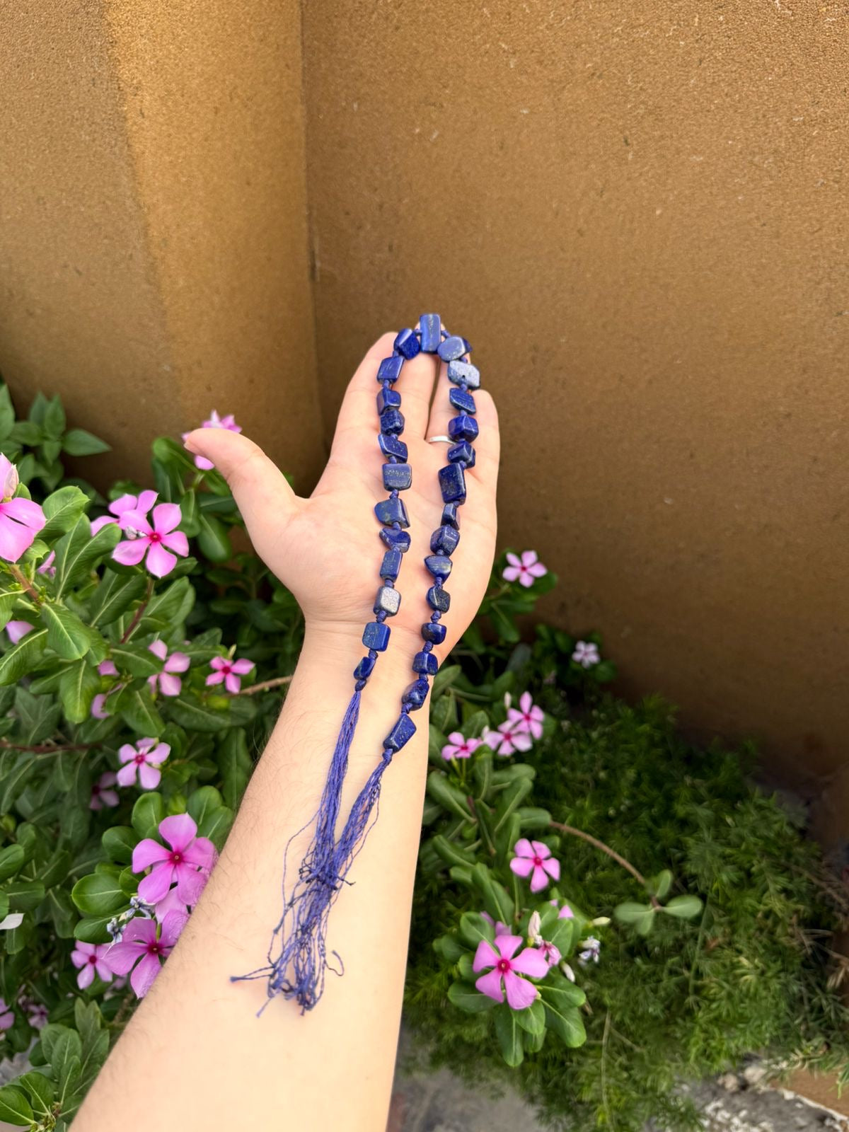 Lapis Lazuli Beads Total 27 Pieces Origin Afghanistan
