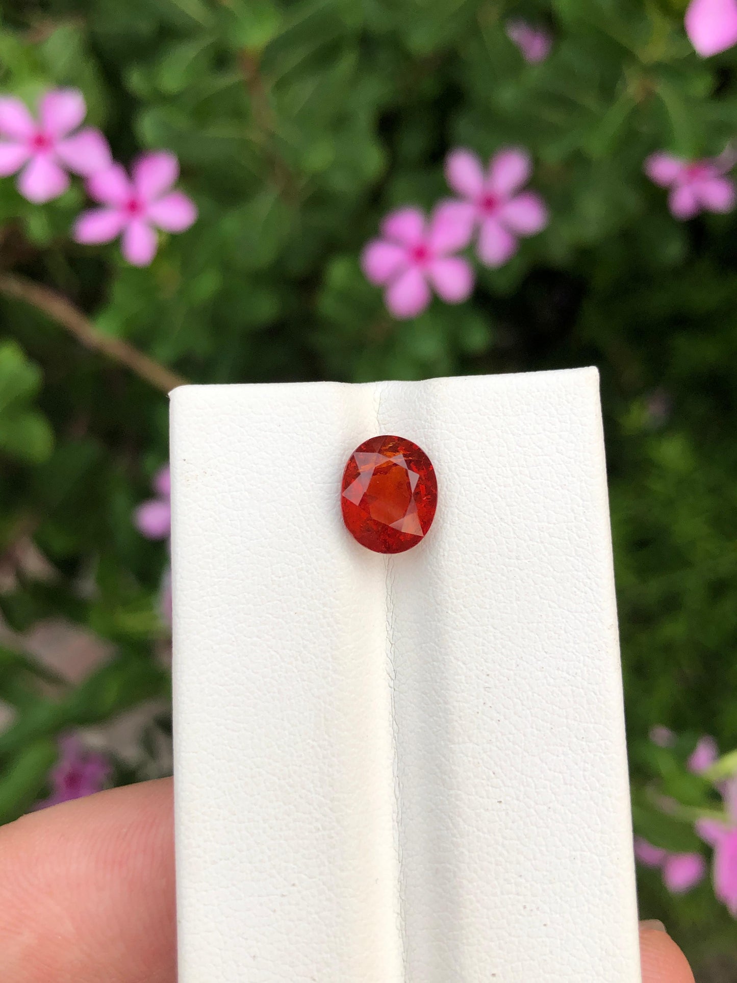 Natural Spessartite Garnet 3.50 Ct Oval Cut Loose Gemstone