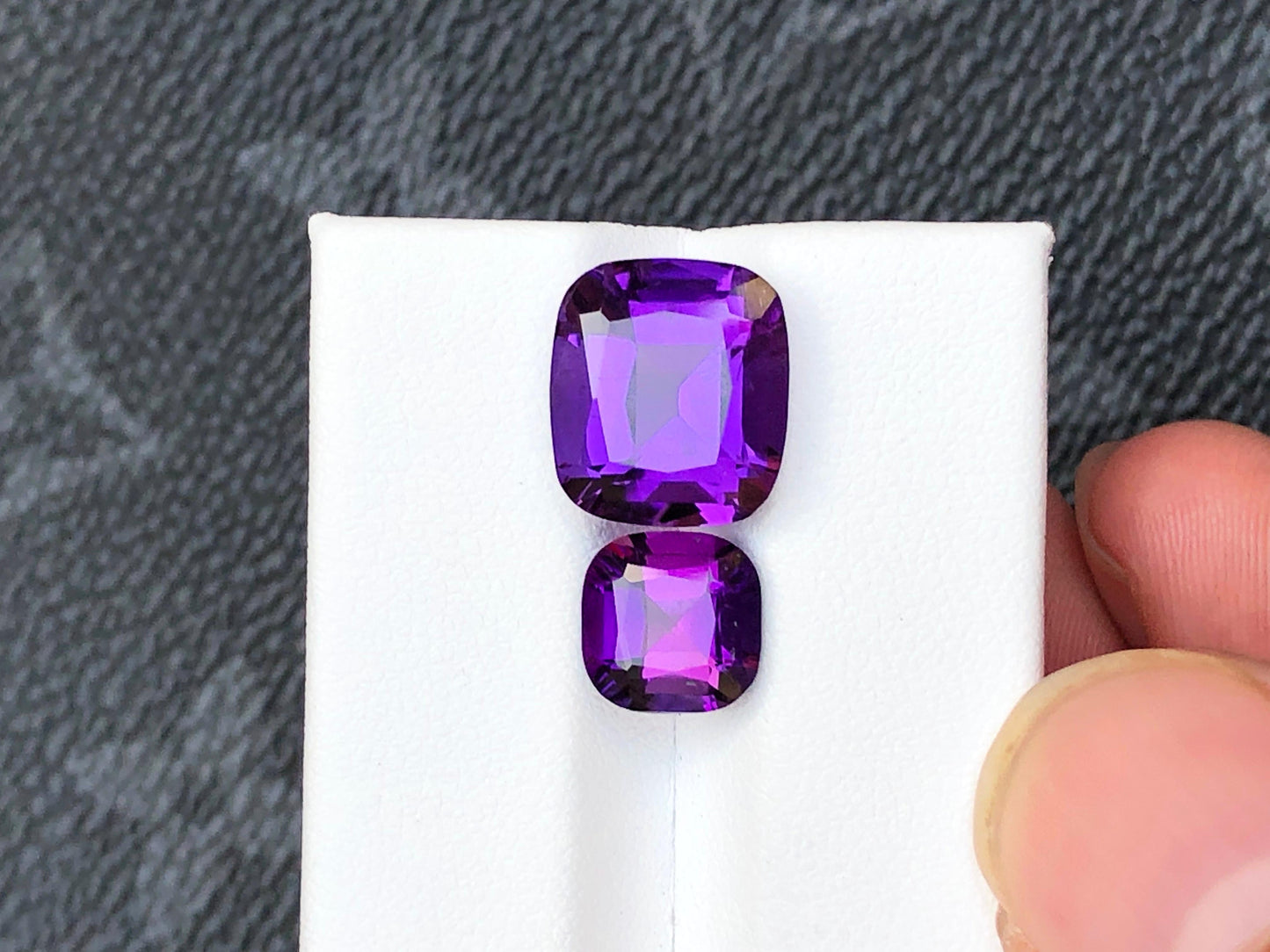 Natural Amethyst Gemstones 6.5ct 2.35ct Variants Loose Purple Crystals for Jewelry Making Healing