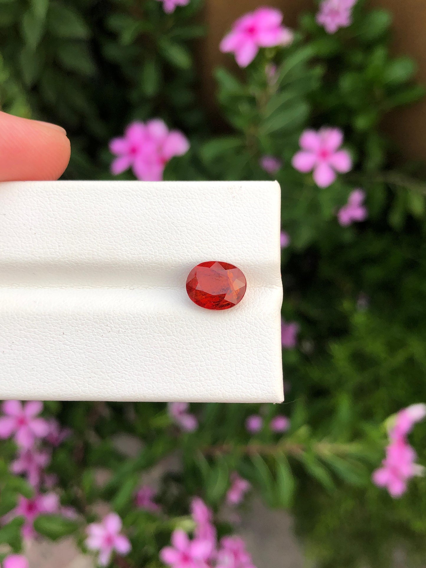 Natural Spessartite Garnet 3.50 Ct Oval Cut Loose Gemstone