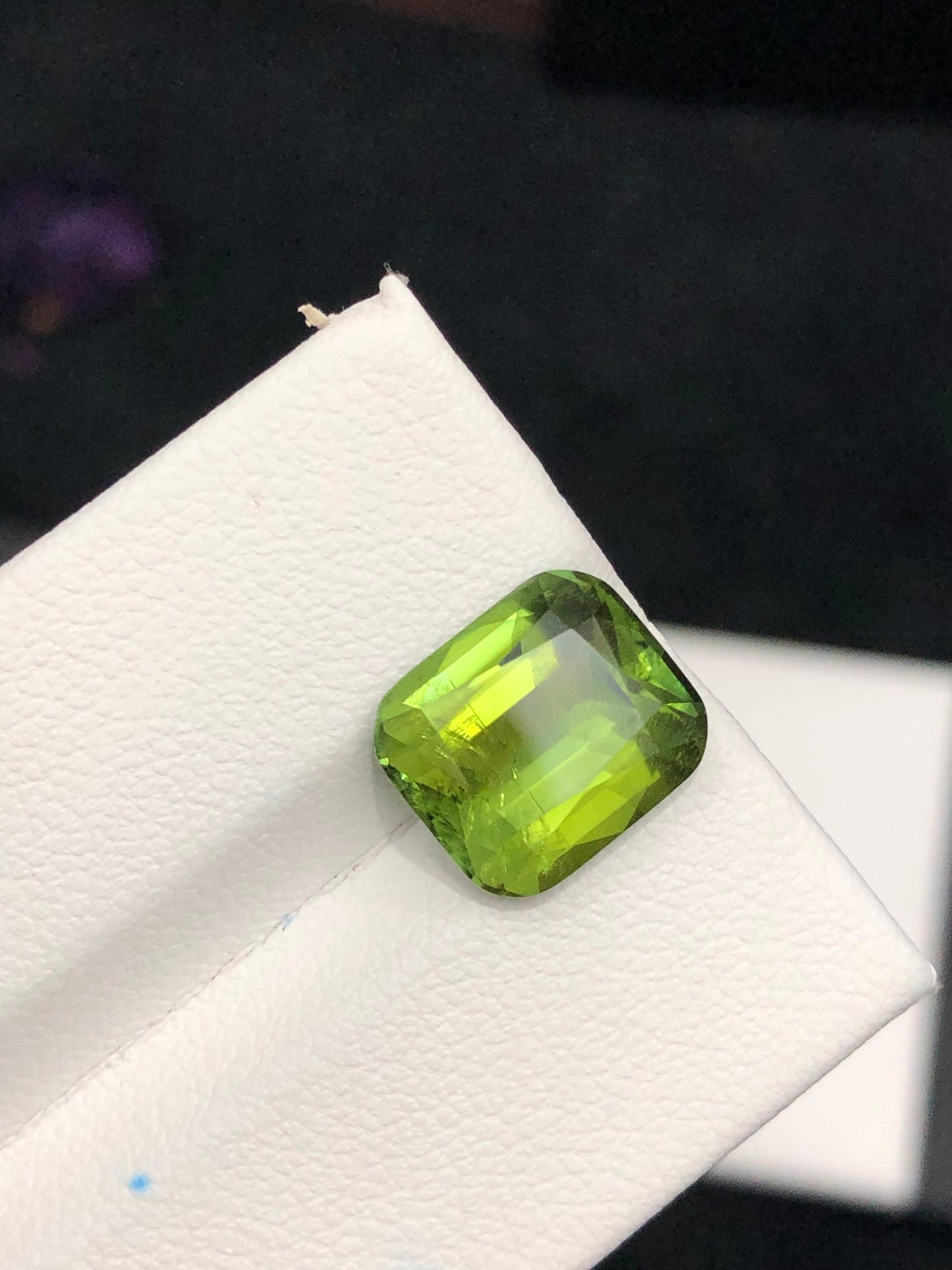 Natural 4.90 ct Green Tourmaline Oval Faceted Gemstone from Afghanistan