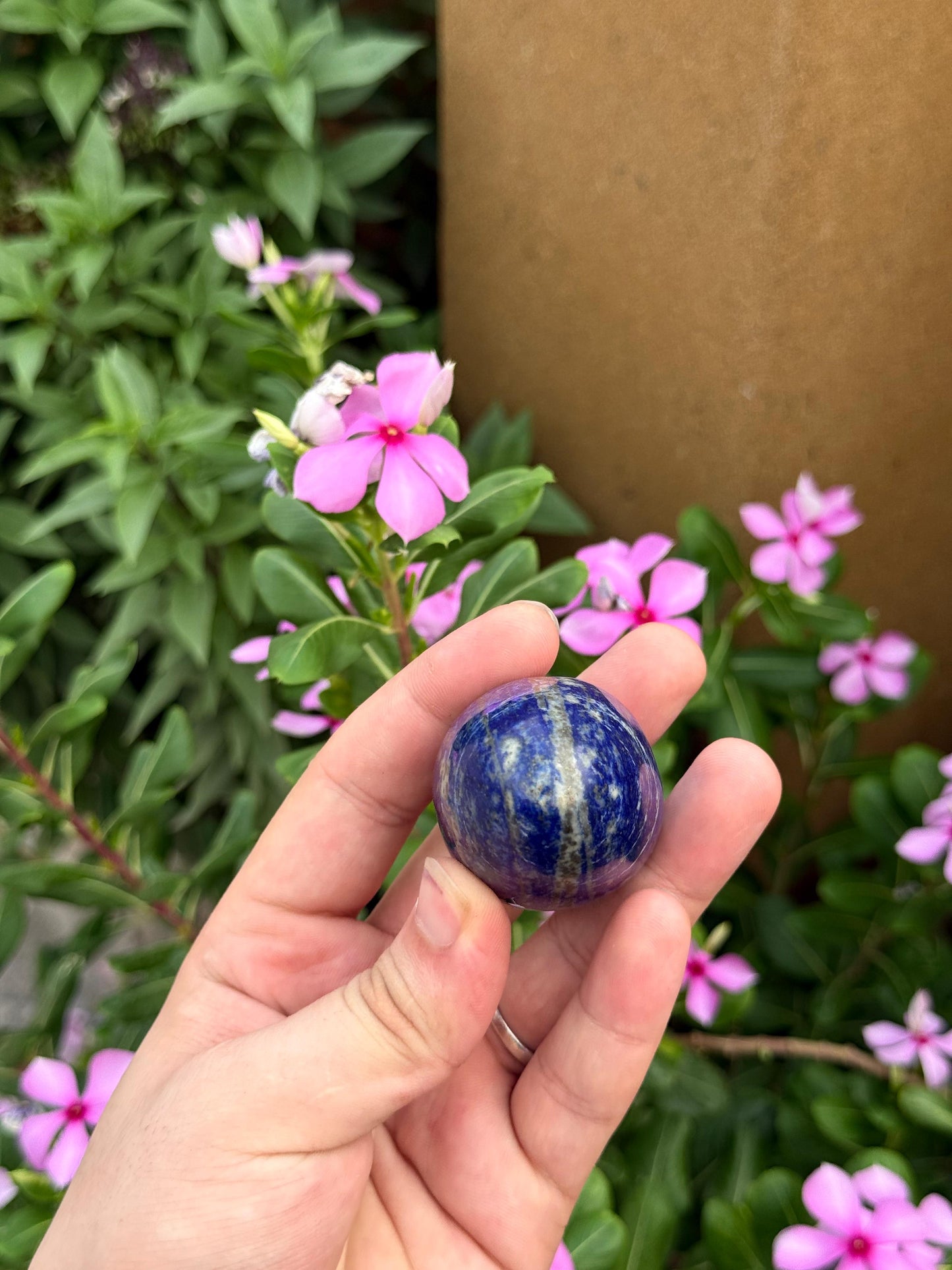 Natural Afghan Lapis Lazuli Palm Stone 86g 58.3 x 38 x 24.2 mm Origin Afghanistan