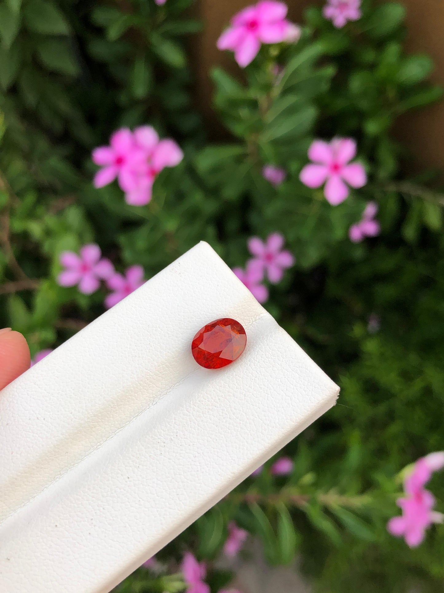 Natural Spessartite Garnet 3.50 Ct Oval Cut Loose Gemstone