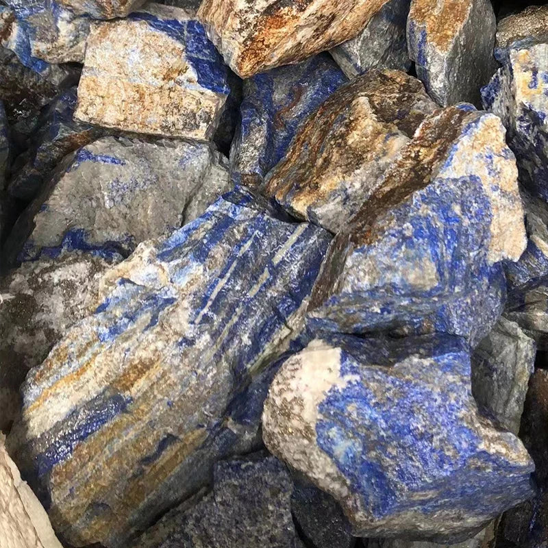 Wholesale Unpolished Large Natural Crystal Raw Lapis Lazuli Stone Rough for Sale