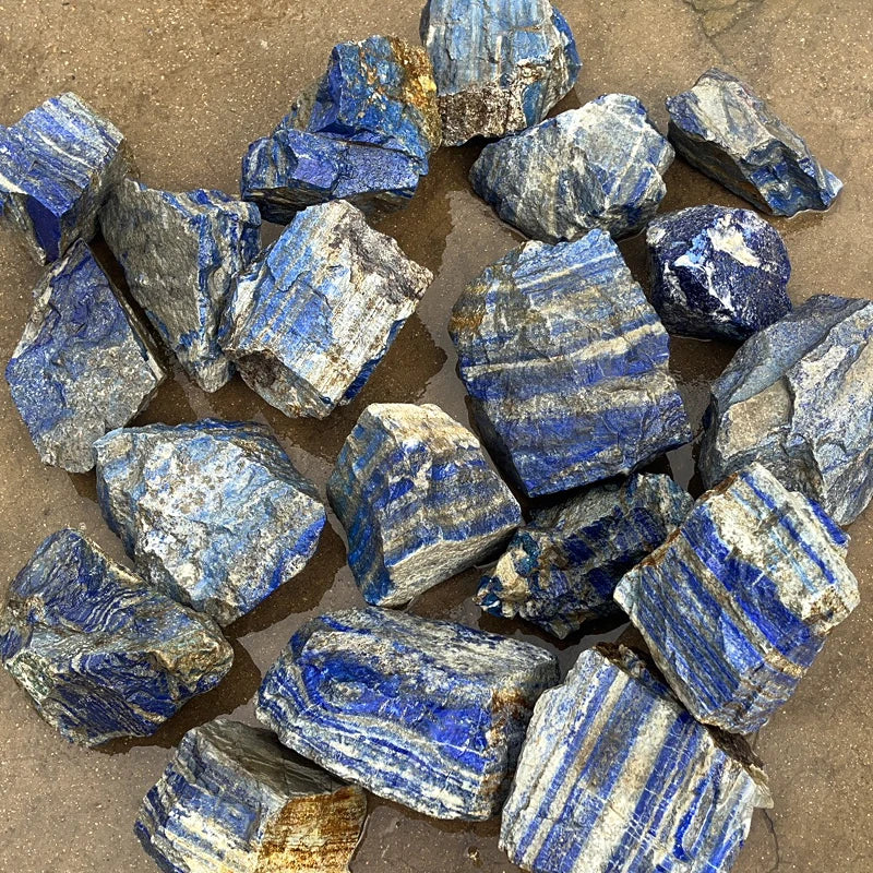 Wholesale Unpolished Large Natural Crystal Raw Lapis Lazuli Stone Rough for Sale