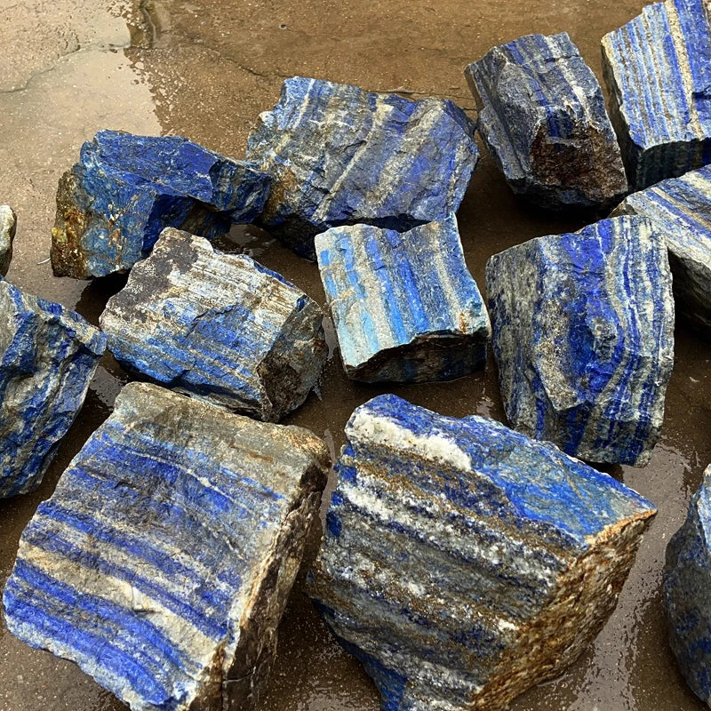 Wholesale Unpolished Large Natural Crystal Raw Lapis Lazuli Stone Rough for Sale