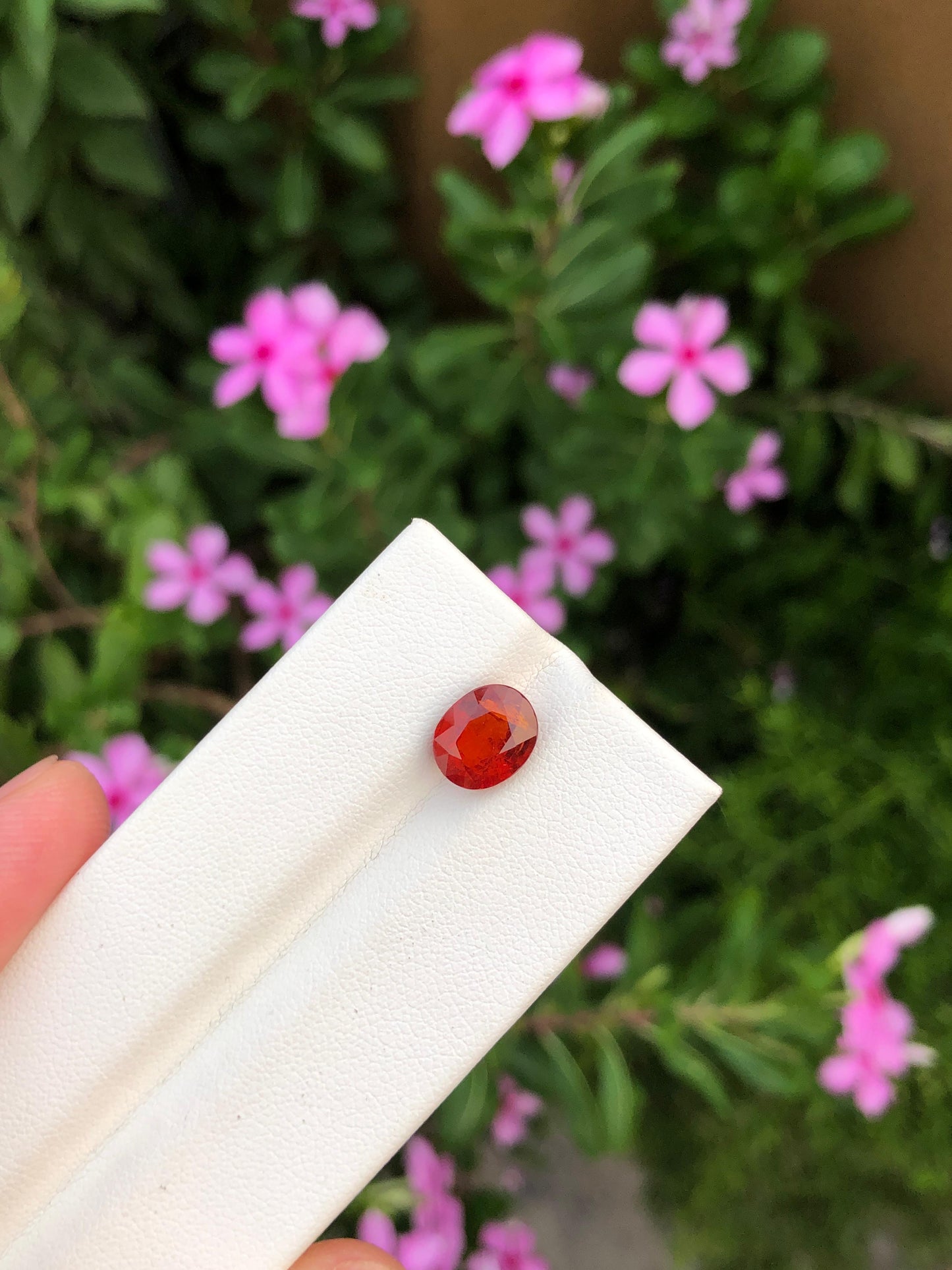 Natural Spessartite Garnet 3.50 Ct Oval Cut Loose Gemstone