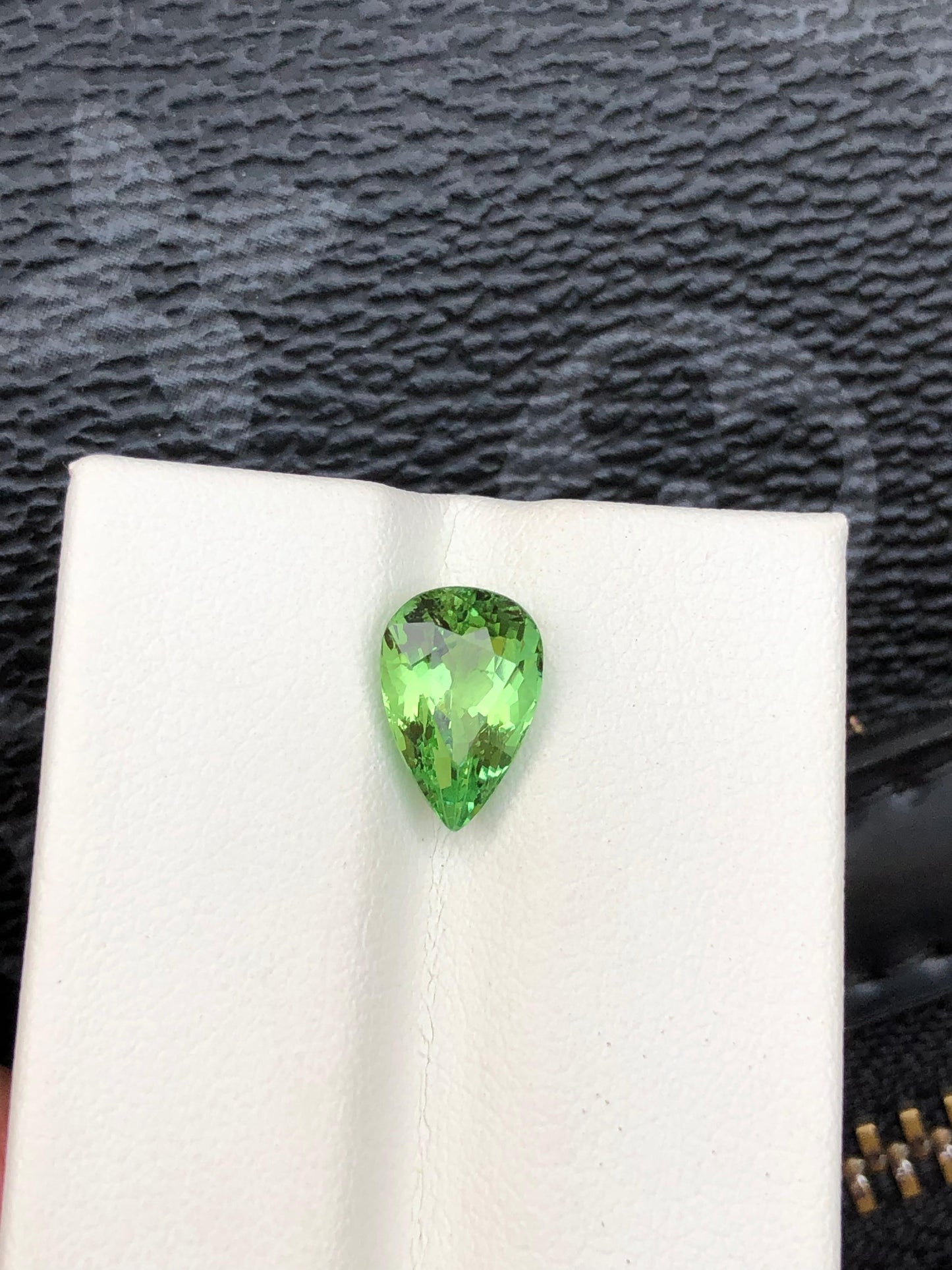 PearShaped 2.40 Ct Green Tourmaline Natural Gemstone for Fine Jewelry