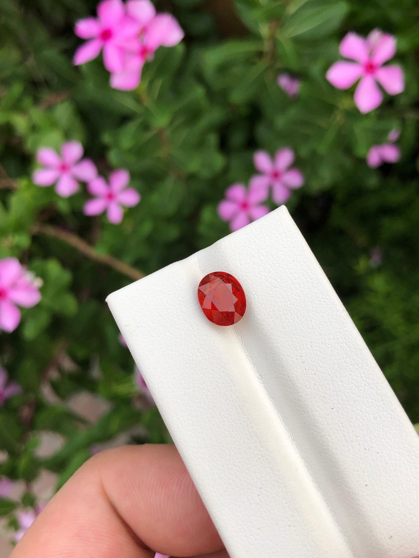 Natural Spessartite Garnet 3.50 Ct Oval Cut Loose Gemstone