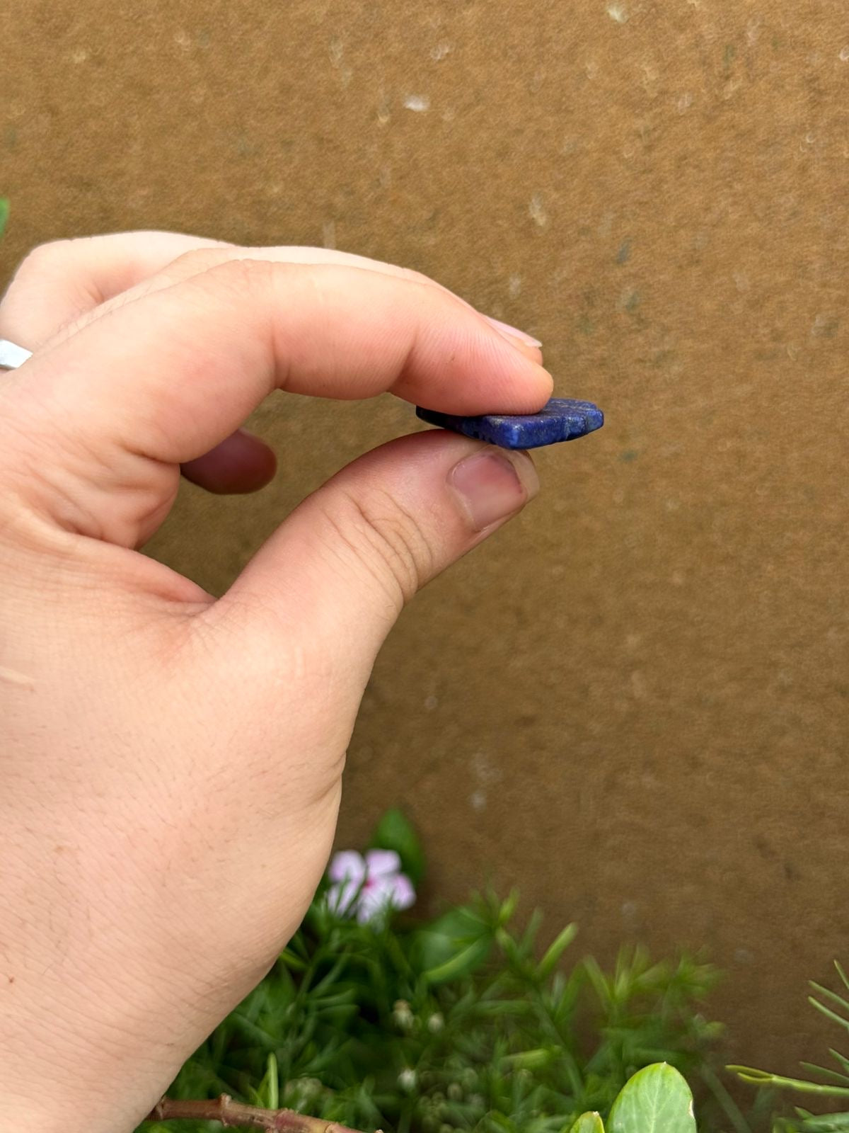 Natural Afghan Lapis Lazuli Leaf Carving 11.55g 52.6 x 28.9 x 4.8 mm Origin Afghanistan