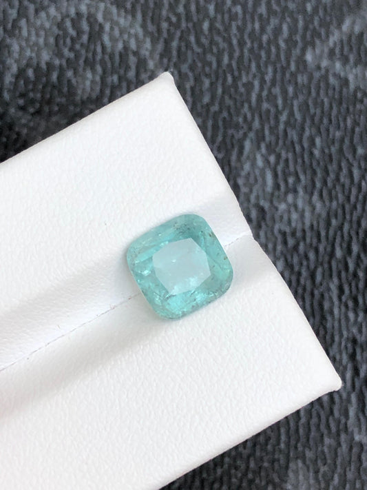 Natural Green Tourmaline 3.35ct from Afghanistan   Loose Faceted Gemstone  Untreated Crystal for Jewelry Making  Healing