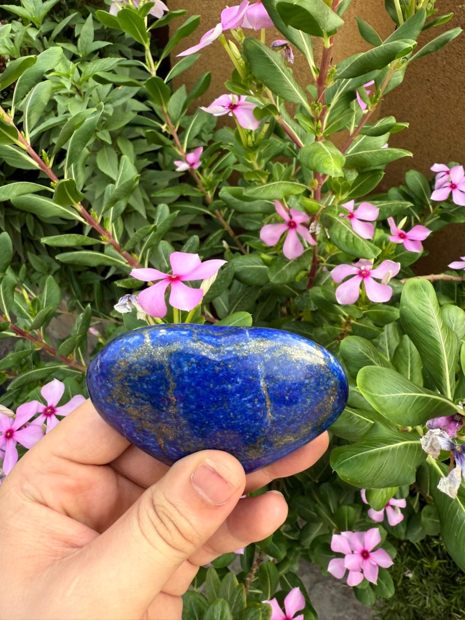 Natural Afghan Lapis Lazuli Heart  205g  81.3 x 62.1 x 25 mm  Origin: Afghanistan