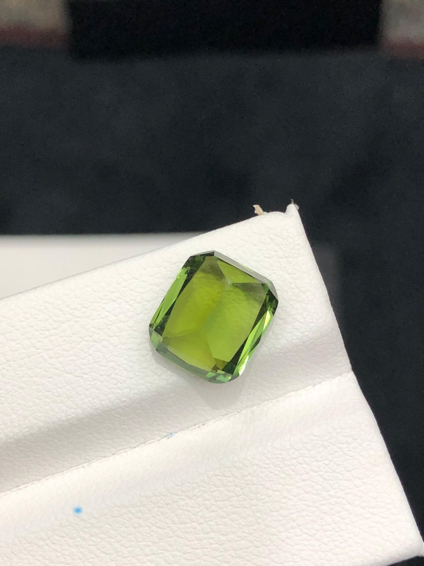 Natural 4.90 ct Green Tourmaline Oval Faceted Gemstone from Afghanistan