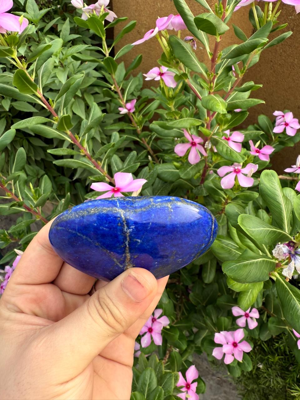 Natural Afghan Lapis Lazuli Heart  205g  81.3 x 62.1 x 25 mm  Origin: Afghanistan