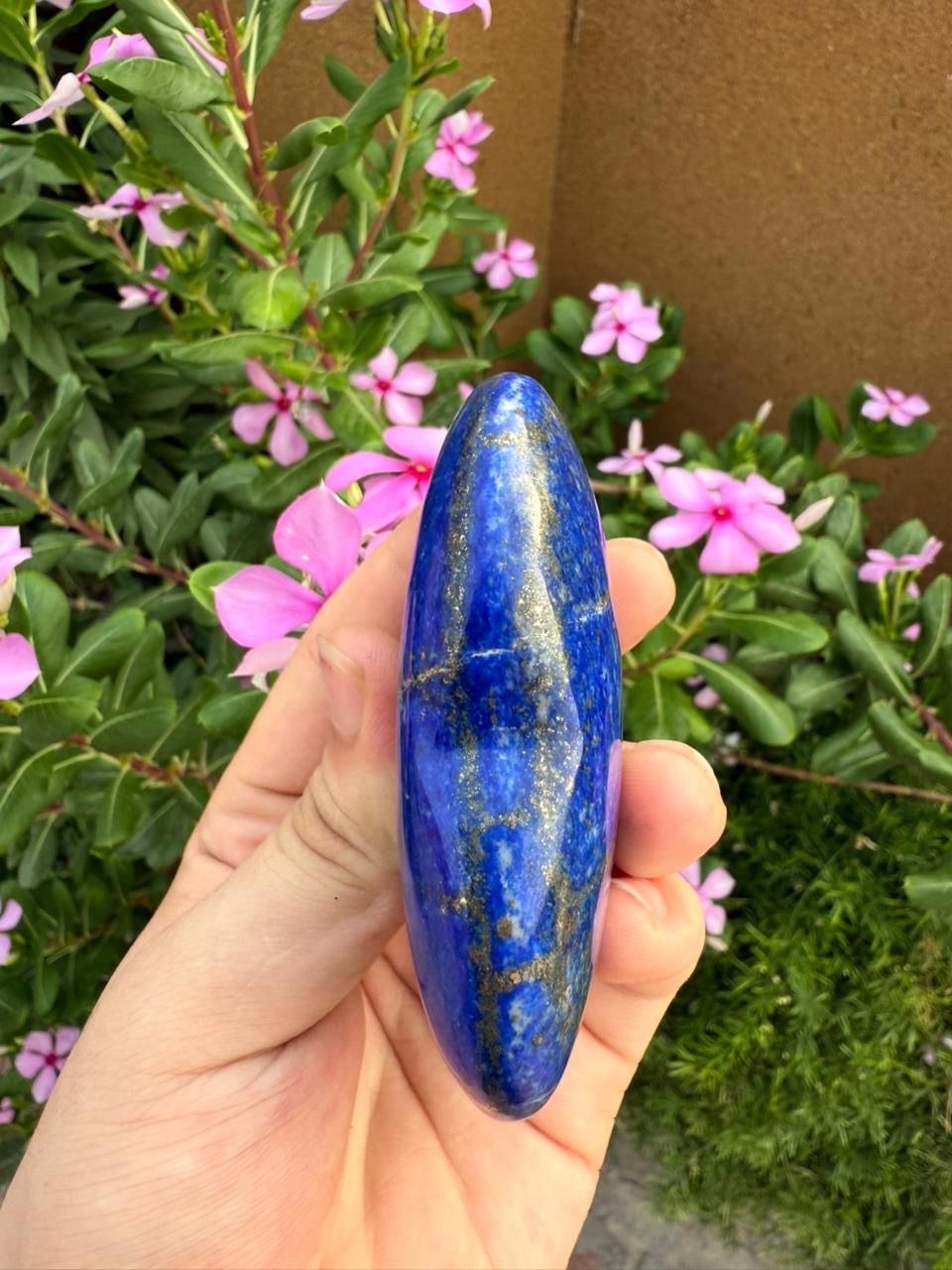 Natural Afghan Lapis Lazuli Heart  205g  81.3 x 62.1 x 25 mm  Origin: Afghanistan