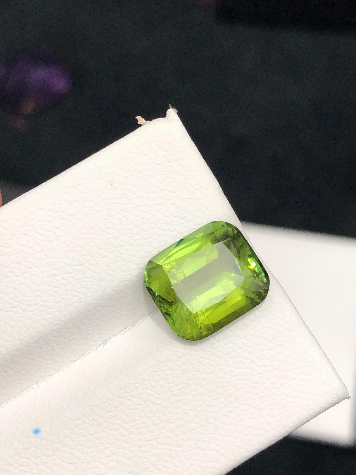 Natural 4.90 ct Green Tourmaline Oval Faceted Gemstone from Afghanistan