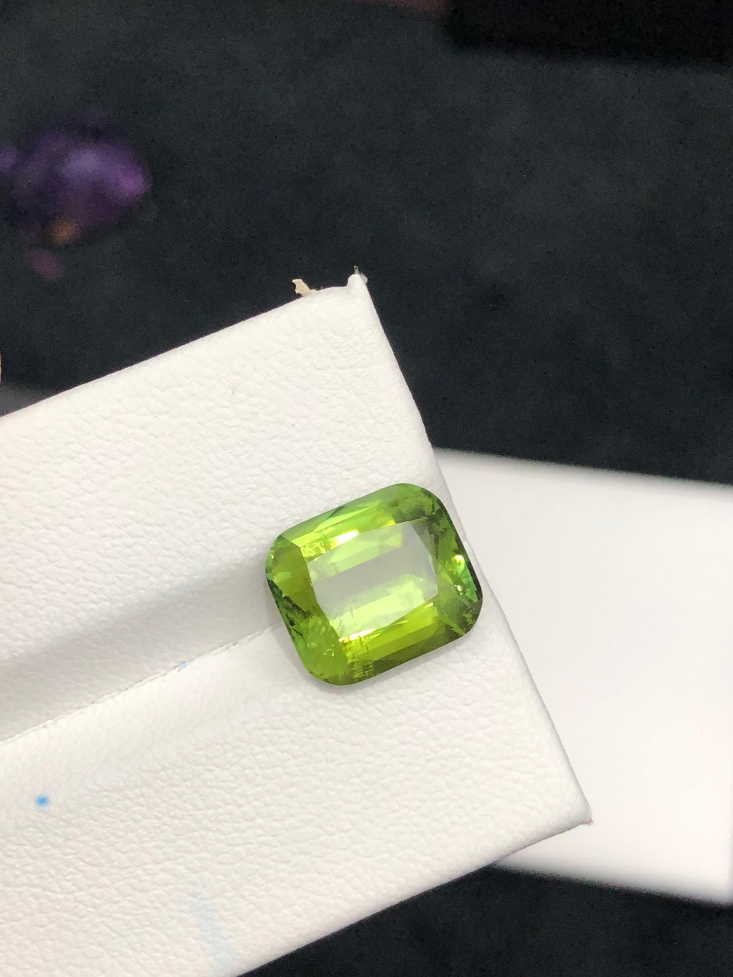 Natural 4.90 ct Green Tourmaline Oval Faceted Gemstone from Afghanistan