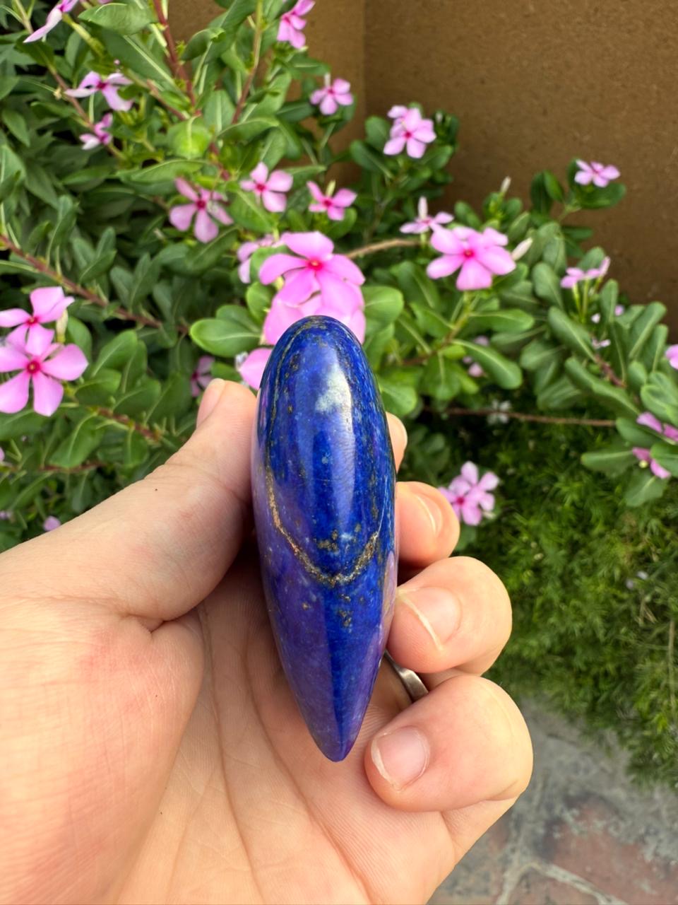 Natural Afghan Lapis Lazuli Heart  205g  81.3 x 62.1 x 25 mm  Origin: Afghanistan