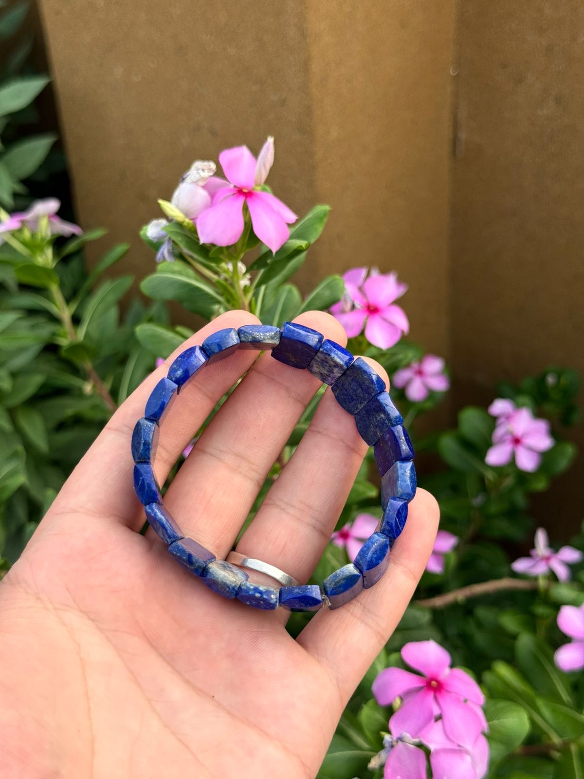 Natural Afghan Lapis Lazuli Bracelet 40g Bead Size 16.4 x 10.5 x 4.7 mm   Origin Afghanistan