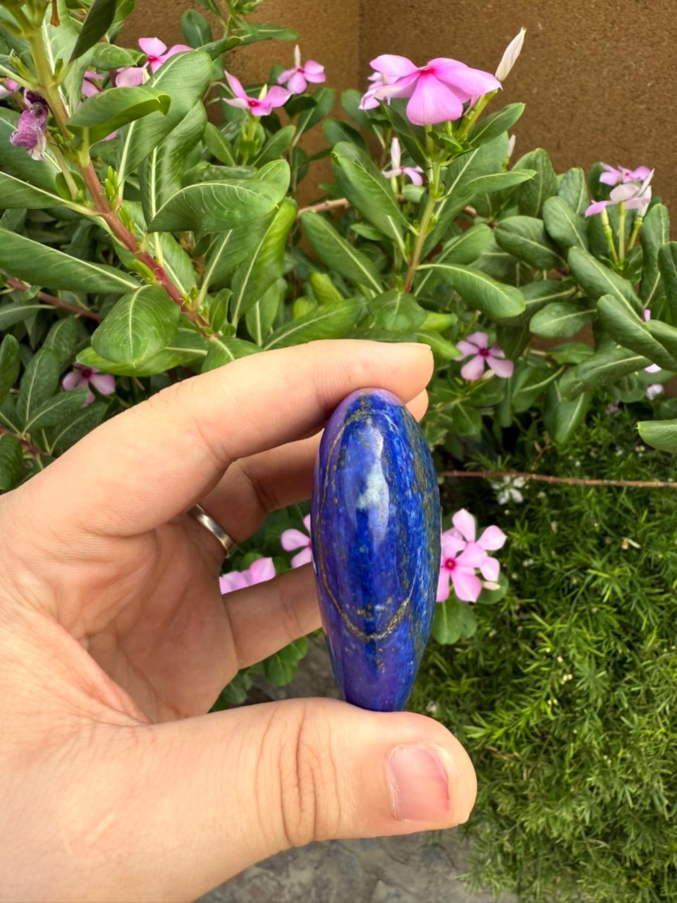 Natural Afghan Lapis Lazuli Heart  205g  81.3 x 62.1 x 25 mm  Origin: Afghanistan