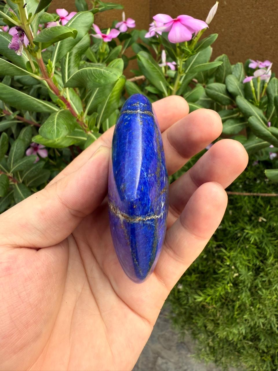 Natural Afghan Lapis Lazuli Heart  205g  81.3 x 62.1 x 25 mm  Origin: Afghanistan